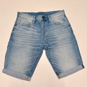 G-Star Raw Men’s Denim Shorts 3301 Straight, size 32